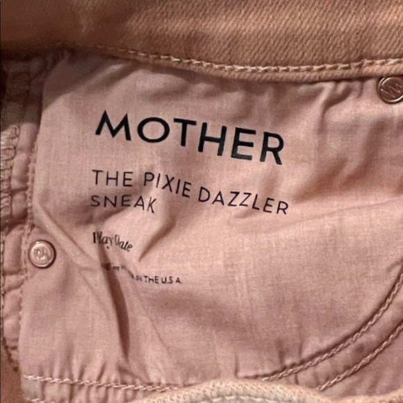 MOTHER High Waisted the pixie dazzler sneak in play date, Sz 28 - Picture 5 of 12